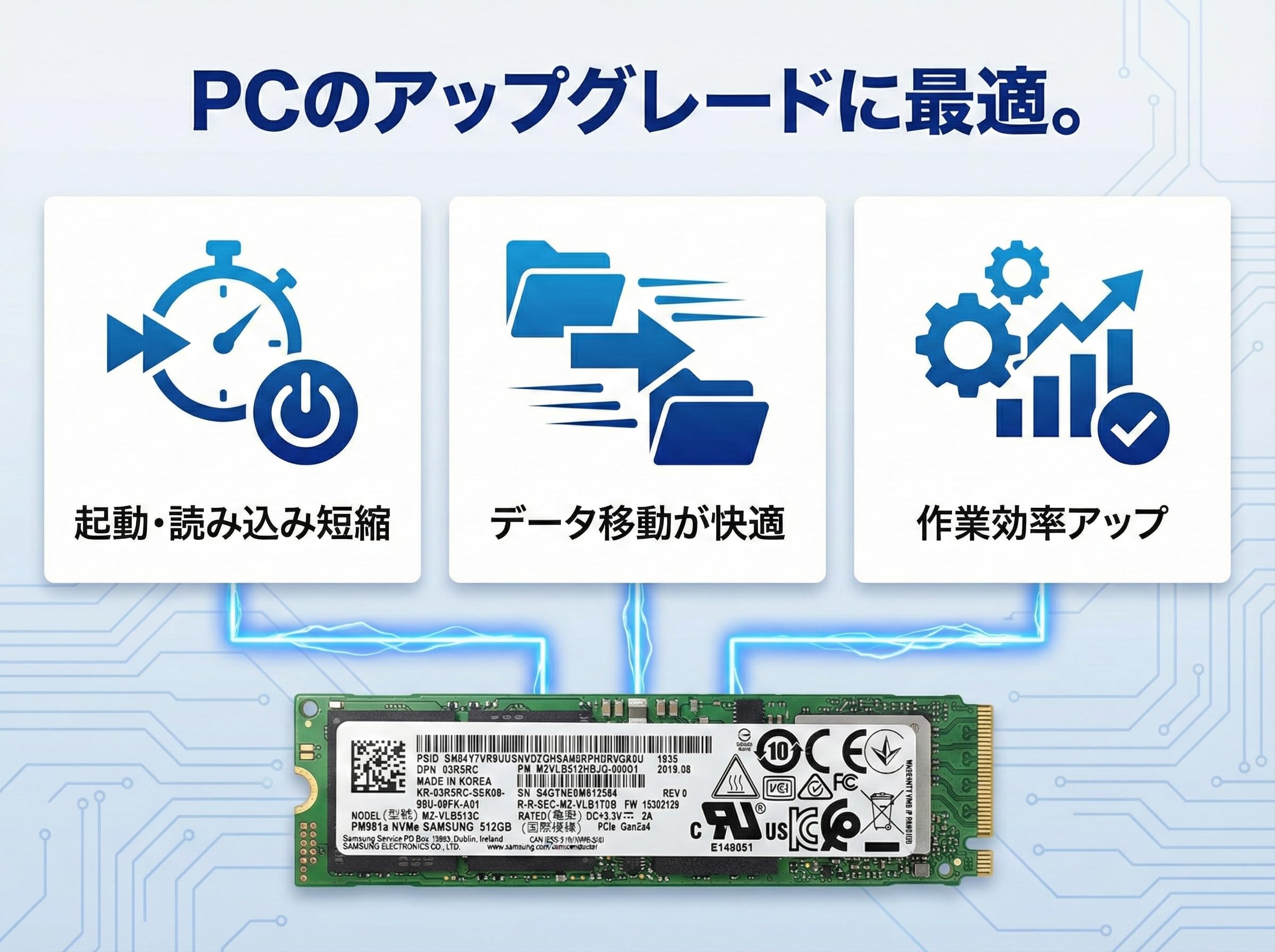 内蔵型SSD Samsung MZVLB512HBJQ 512GB MZVLB512HBJQ-000L2 - SAM 512GB m.2 SSD Hard Drive | eBay