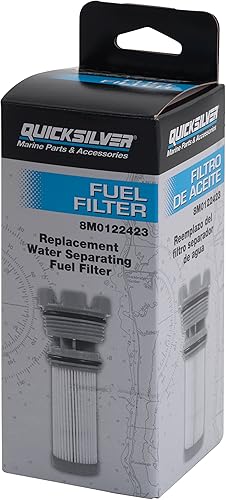 Miniatura 3 de Quicksilver 8M0122423 Elemento de filtro de combustible para motores fueraborda Mercury y Mariner seleccionados y motores de propulsión de popa