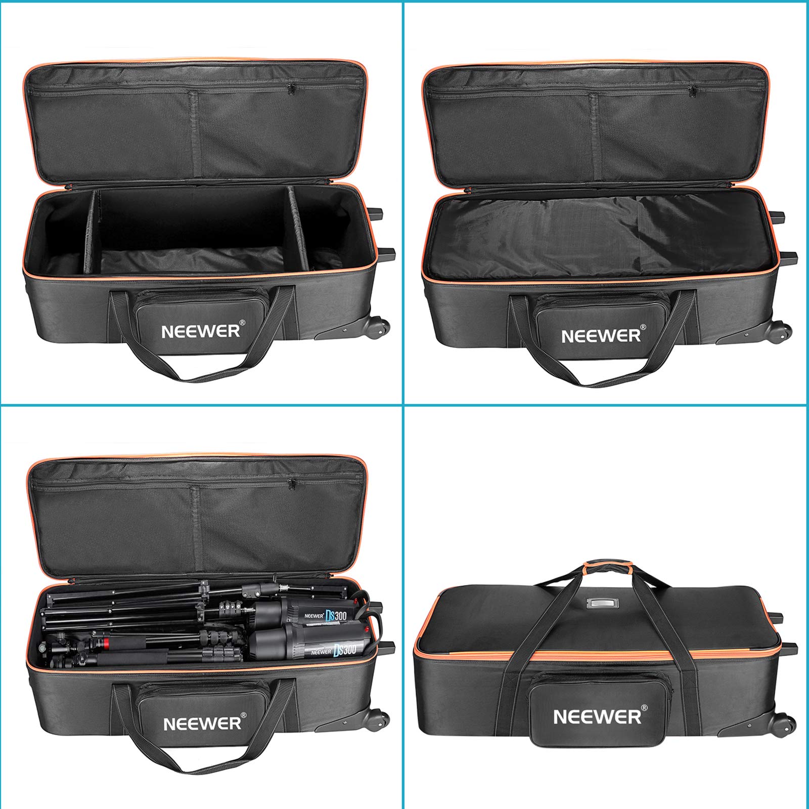 Amazon.com : Neewer Photo Studio Equipment Trolley Carry Bag 38