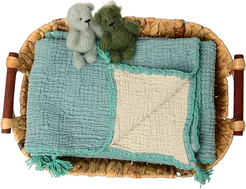 Manta de muselina para bebé, manta de muselina suave y cómoda, edredón de muselina, manta grande para bebé, mantas para cuna, manta ligera para