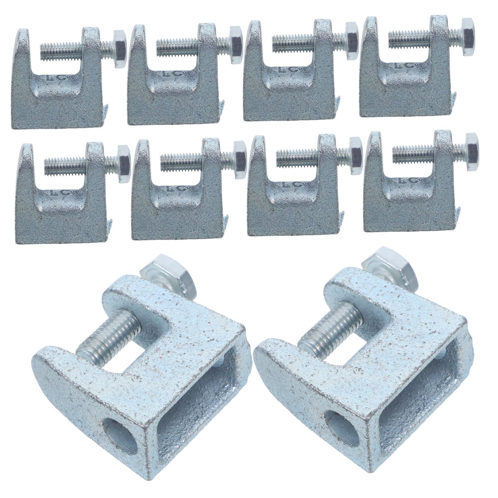 Alipis Woodworking Essential 10pcs C-clamp Metal Construction Heavy Duty for Wood Projects