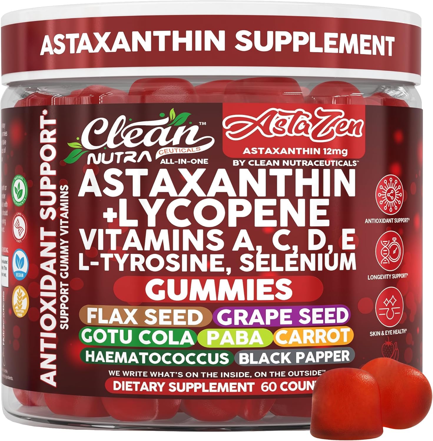 Clean Nutraceuticals AstaZen Gummies