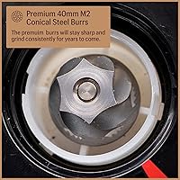 Vista 4 de Baratza Virtuoso+ Molinillo de café ZCG587BLK, Negro