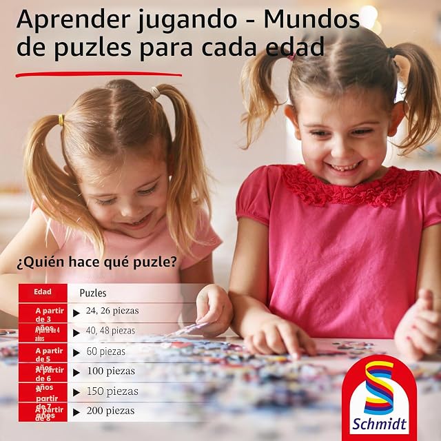 Foto 7 de 8 de Schmidt Spiele 56547 Dragons-Puzzle Infantil (100 Piezas), diseño de Dragones, Multicolor