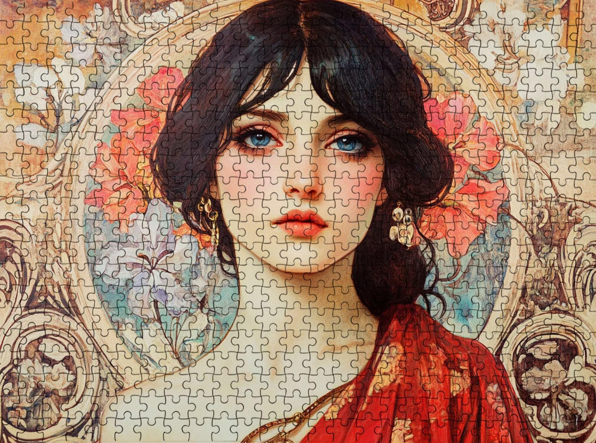 Bellezza Retro-3 Puzzle 4000 Pezzi per Adulti, Puzzle in Legno - Collezione Classica con Poster Incluso - Sfida di Concentrazione e Passatempo Antistress, Gioco per Famiglia, 141 x 87 cm f0-745