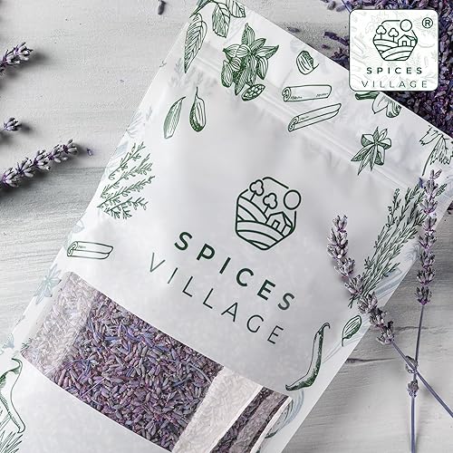Miniatura 2 de SPICES VILLAGE Lavanda 2 onzas Brotes de lavanda secas, capullos de lavanda naturales para alimentos, té de hierbas, popurrí, confeti de boda,