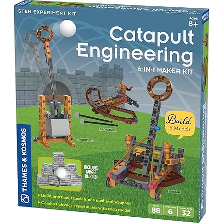Thames & Kosmos Catapult Engineering STEM Maker Kit: Unleash Your Medieval Warrior Spirit!