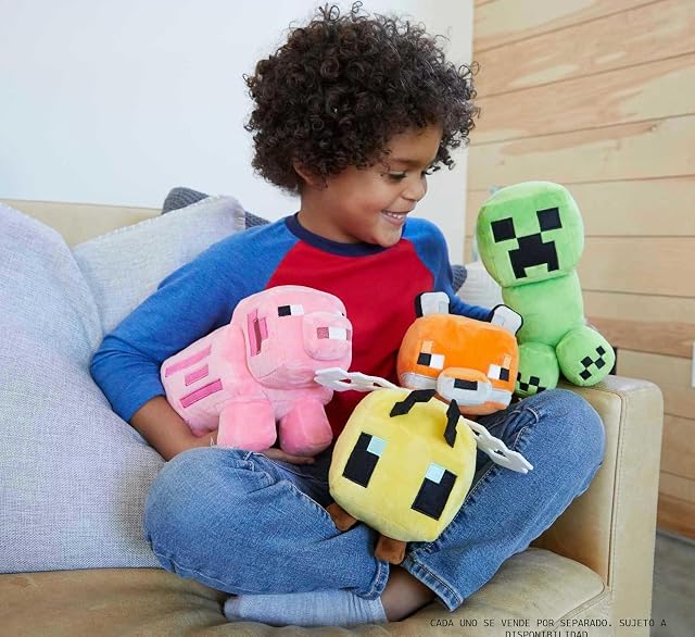 Foto 2 de 6 de Mattel Minecraft Peluche básico de Personaje de Videojuego
