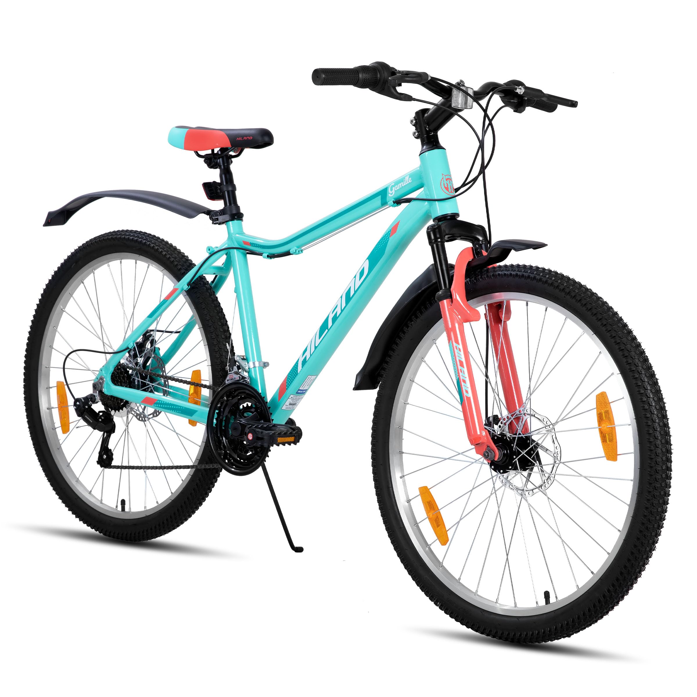 Amazon | HILAND 26 27.5インチ アルミフレーム シマノ7段変速 V