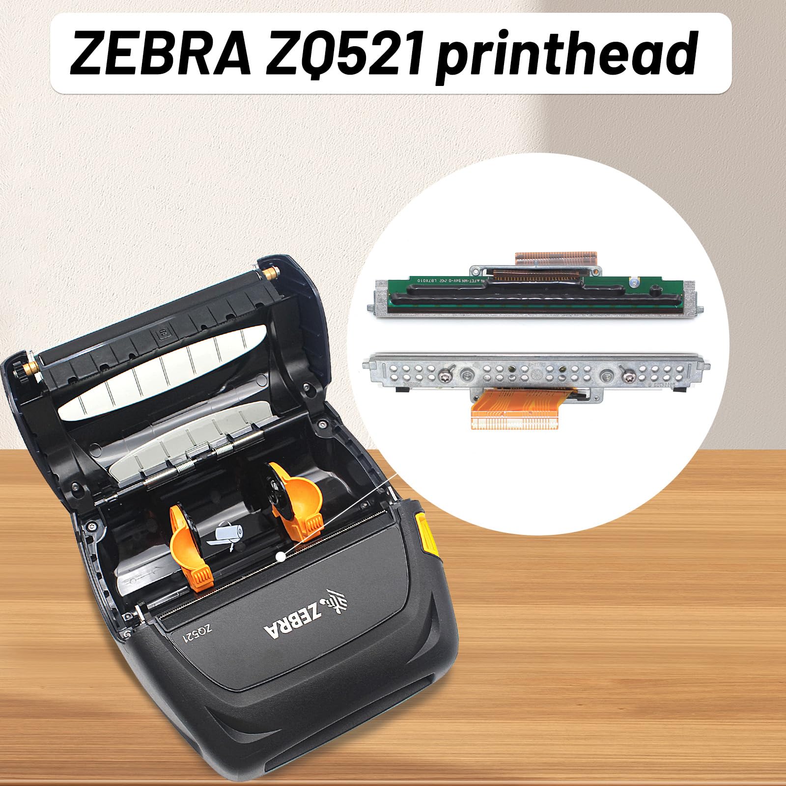 Amazon.com : P1109578-002 Kit Printhead for Zebra ZQ521 Thermal