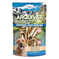 ARQUIVET Pack 12 unità - Sandwich di pollo - 100 gr - Snack 100% naturali per cani
