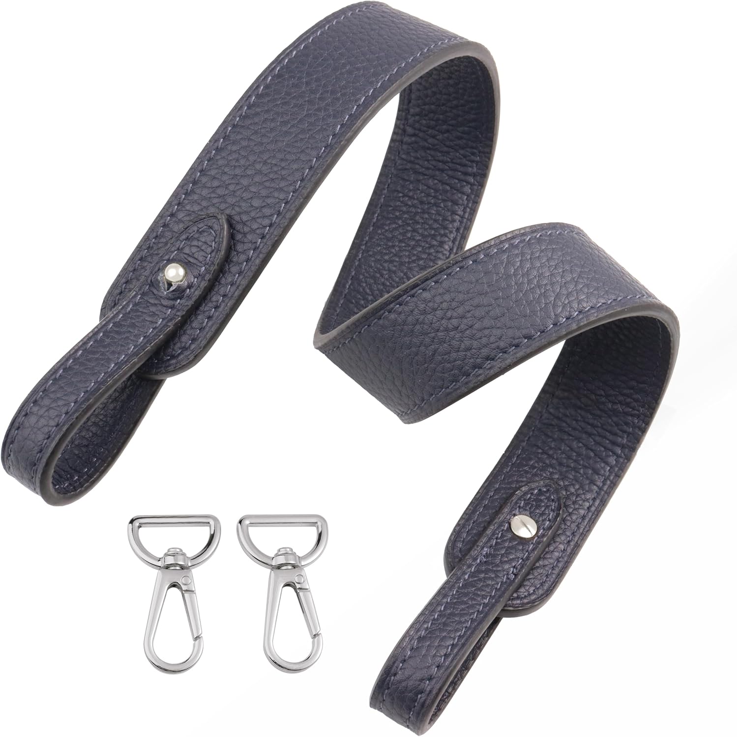 Genuine Leather Purse Strap for Picotin/Lindy/Evelyne Bags Togo Leather Shoulder Straps Replacement for Handbag