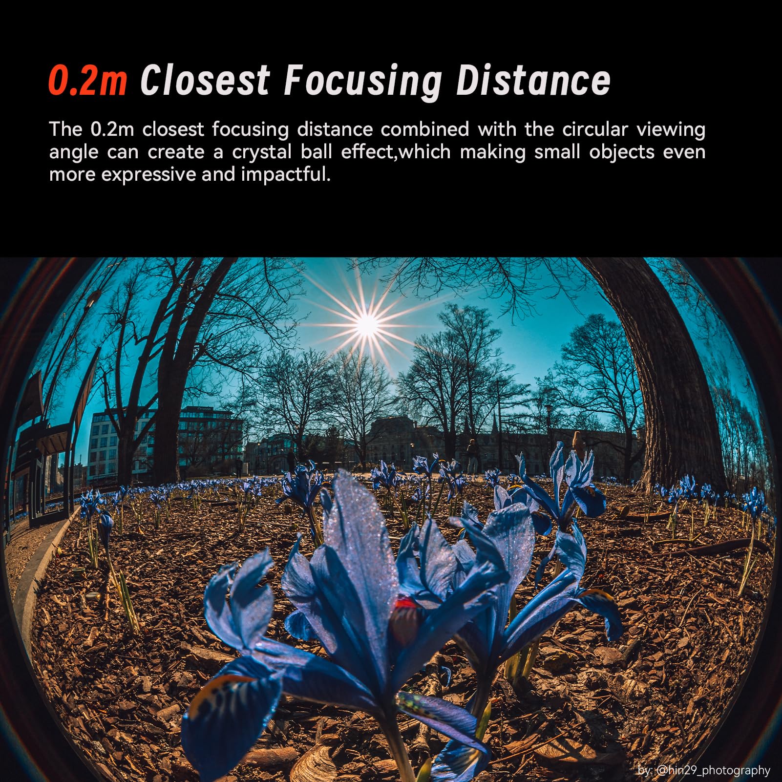 AstrHori 6,5mm F2.0 APS-C Objectif fisheye Circulaire Ultra Grand Angle 192° pour appareils Photo sans Miroir for Panasonic for Olympus Micro 43 G1,G2,G3,G5,G6,G7,G9,GH1,GH2,GH4,GH5,GM5,GX1,GX7