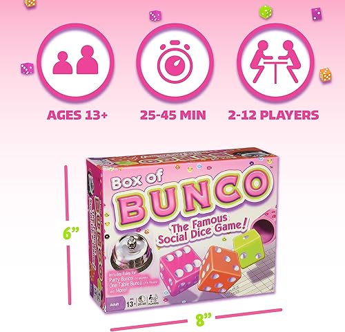 Miniatura 7 de Continuum Games - Caja de juego Bunco, dados multicolor