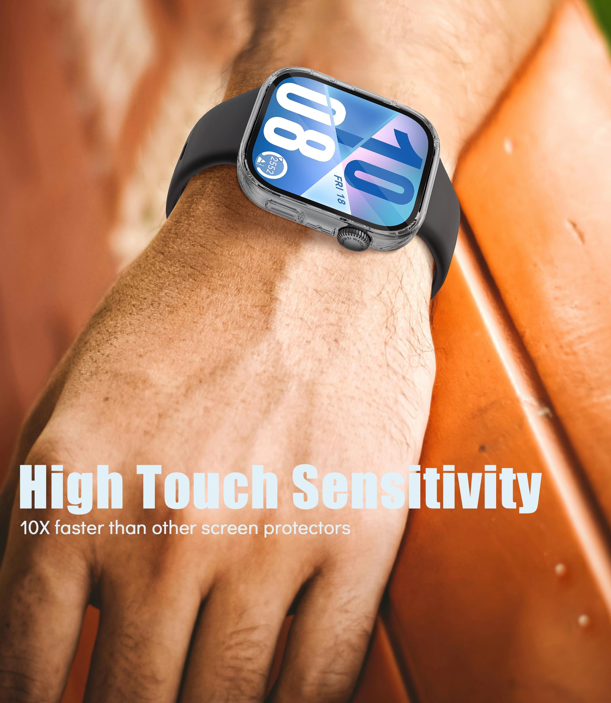 2 sztuki etui do Huawei Watch Fit 4 etui ochronne z ochroną wyświetlacza, twardy PC 360°, ochrona przed zadrapaniami, kurzem, ultracienkie etui ochronne do Huawei Watch Fit 4