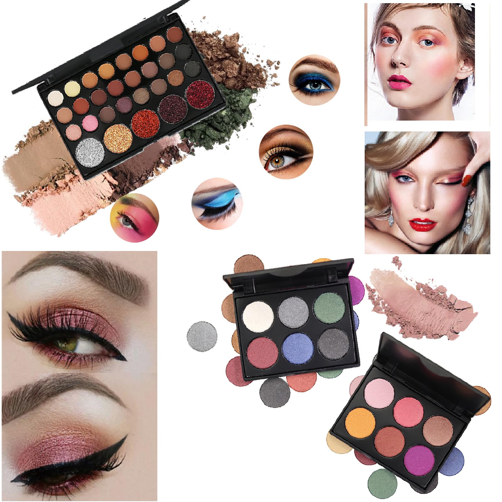 Kit per Trucco Completo, 29 Pezzi Cosmetico Valigetta per Principianti con Ombretti Correttore Rossetto Lucidalabbra Fard ecc - Sorpresa Regalo Trousse di Trucchi, per l'uso quotidiano e viaggio#6