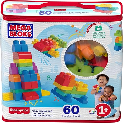 Gran bolsa para construcción First Builders Mega Bloks, Rojo