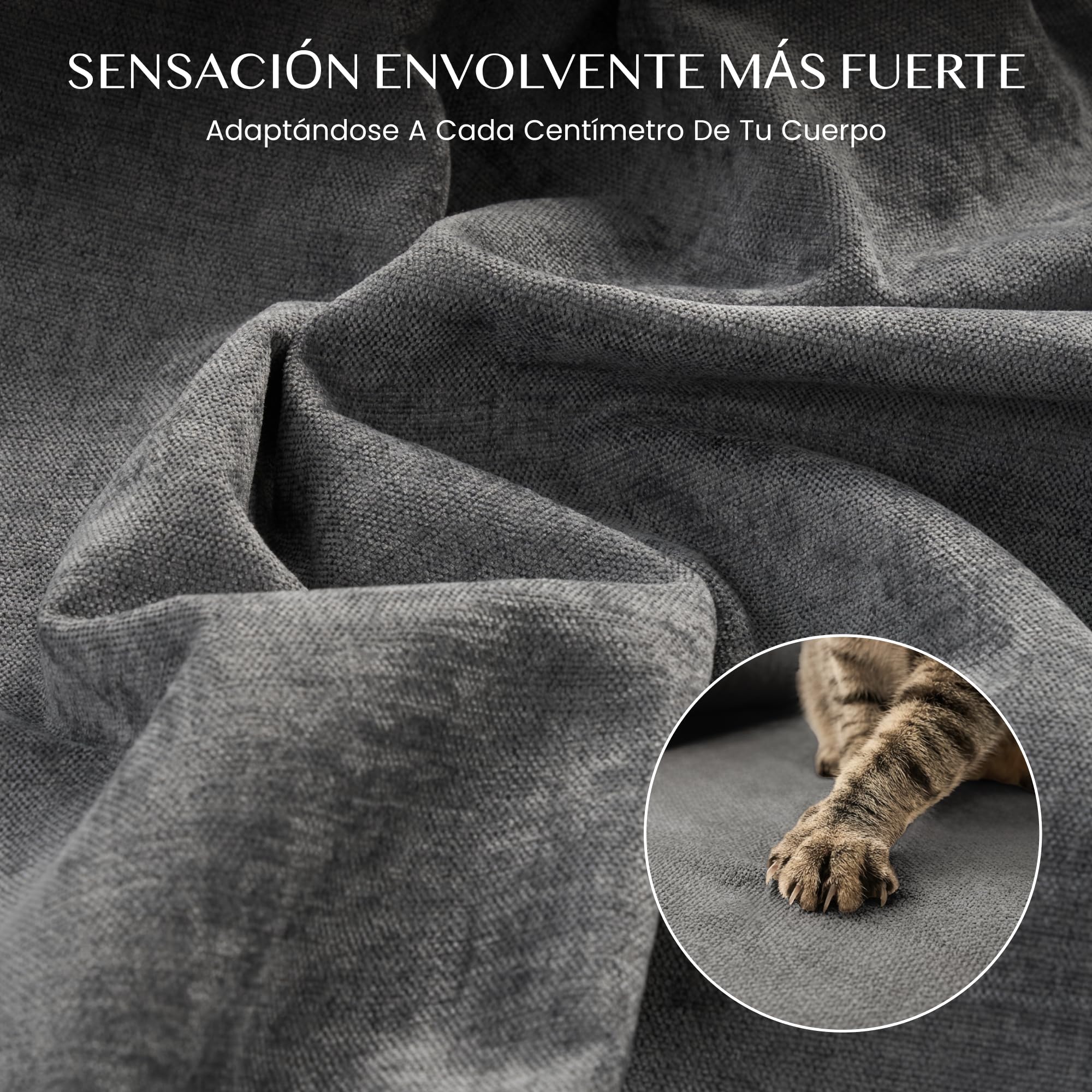 FLEXISPOT Sillón Relax Eléctrico Reclinable, Sillón Reclinable, Sofá Relax Ergonómico para Salón, Dormitorio y Cine en Casa, Sofá Relax Ajustable Ahorro de Espacio para Pisos Pequeños, Gris Humo