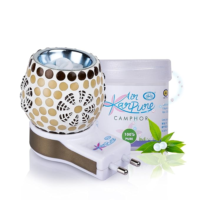 Cycle Pure Air Karpure Camphor Electric Diffuser for Home & Office with