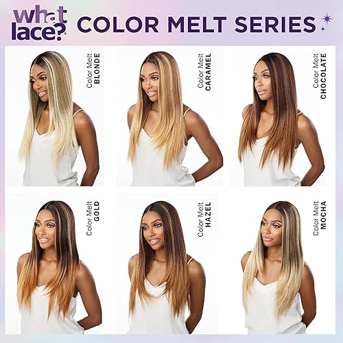 Miniatura 7 de Sensationnel What Lace - Pelucas de 13 x 6 pulgadas, encaje sintético Cloud 9 HD con línea de cabello natural predepilada peluca frontal de encaje -