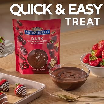 Ghirardelli Chocolate Dark Melting Wafers - 10oz