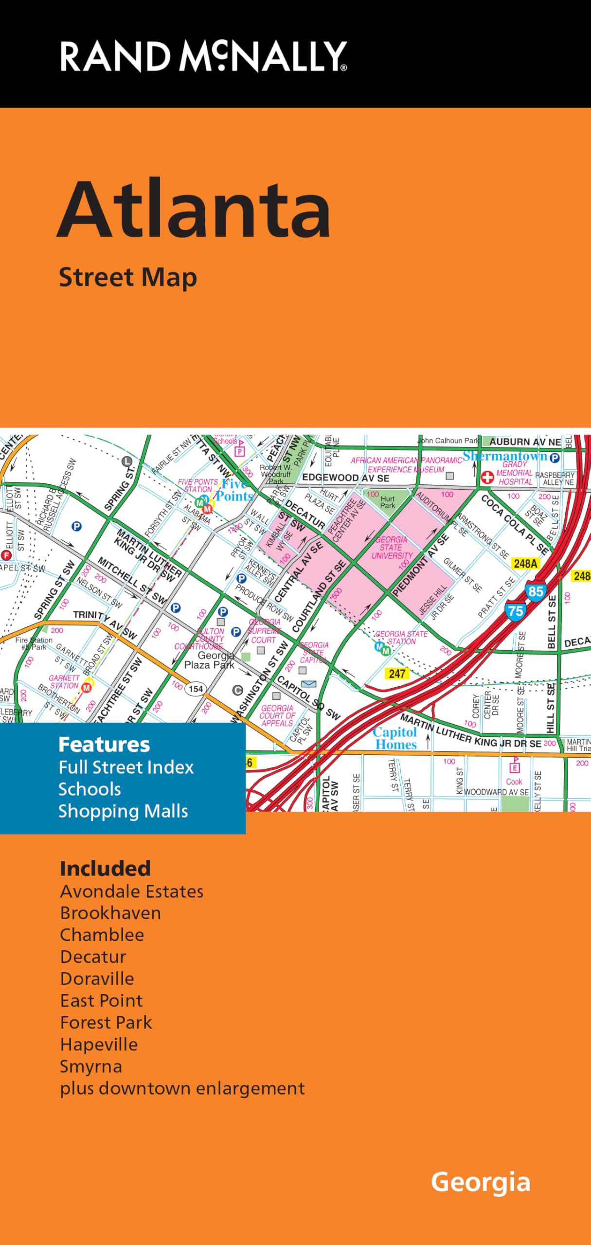 Rand McNally Folded Map: Atlanta Street Map