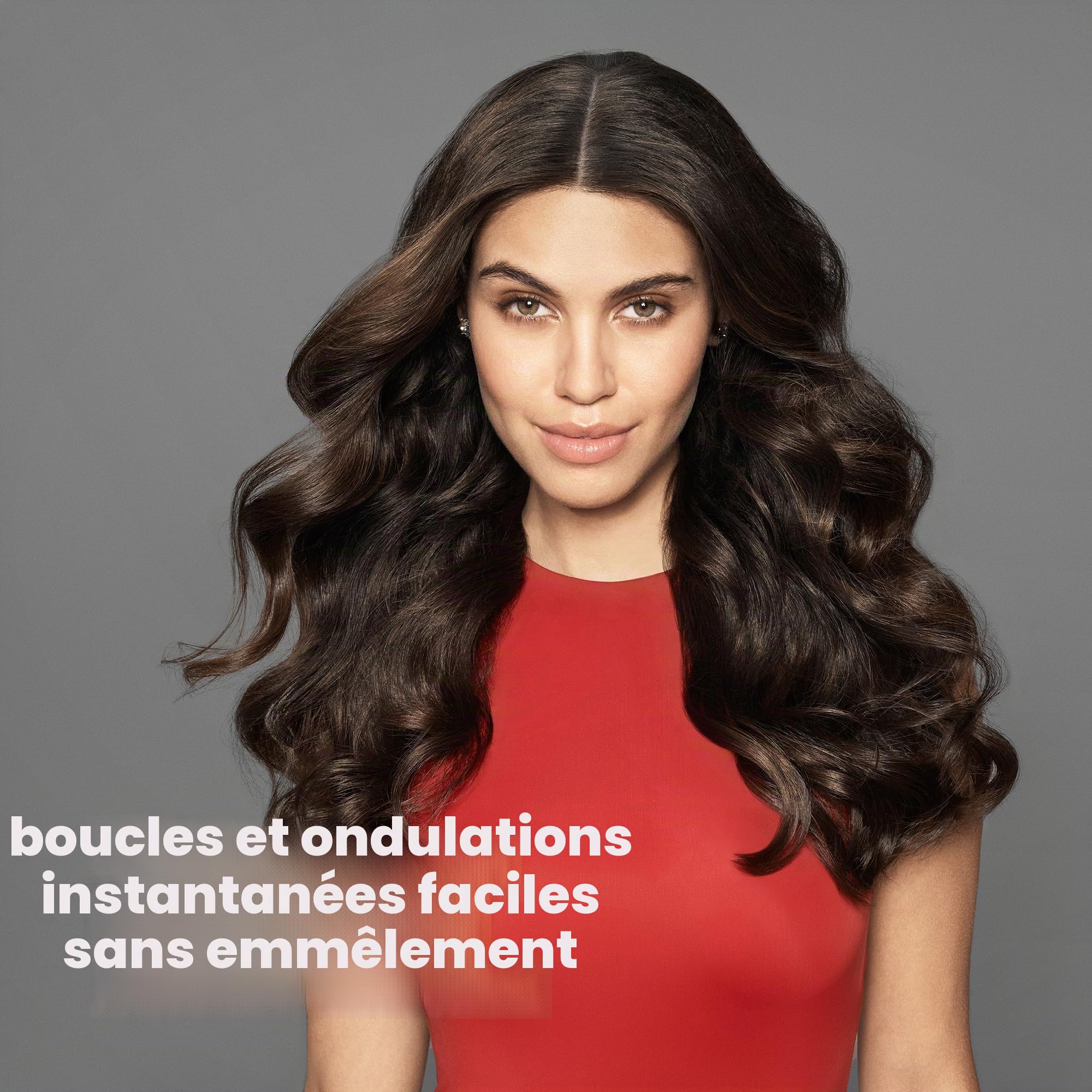 REVAMP Hollywood Curl Boucleur Automatique Fer à Boucler 25 mm - Boucleur à Cheveux Rotatif, Tige Céramique Ionique - Fer à Boucler Automatique Professionnel, Boucles Serrées Définies