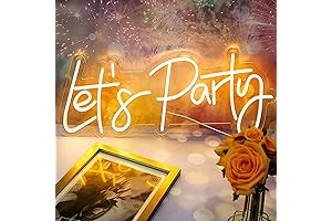 Let's Party Neon Sign: Personalized Ambiance At Your Fingertips