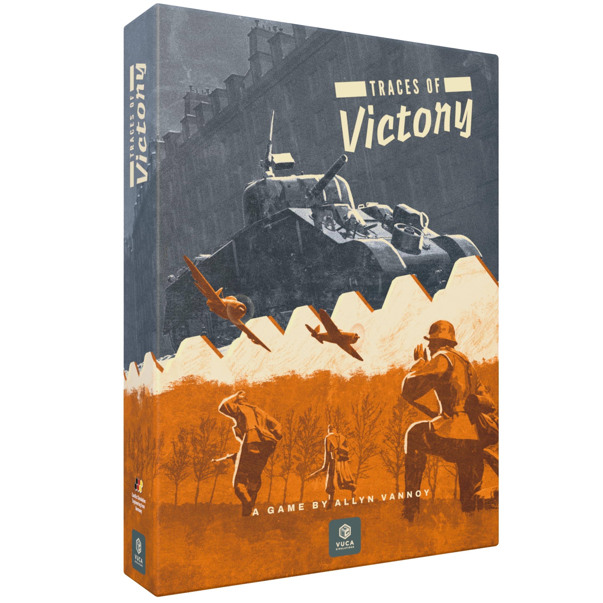 VUCA Simulations | Traces of Victory – World War II Hex & Counter Wargame | U.S. Third & Seventh Armies vs Axis Forces