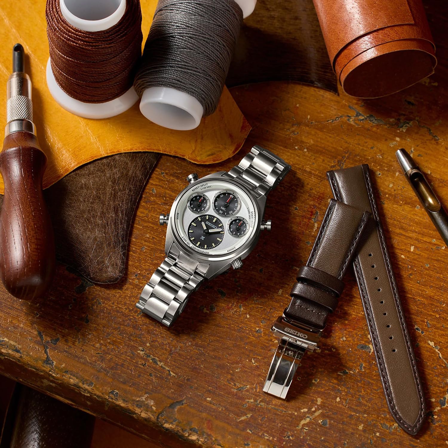 Seiko Męski zegarek SFJ009P1
