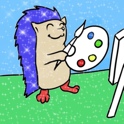 The Hedgehog Glitter Coloring Book