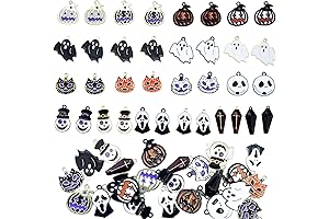 Halloween Charms Pendants Assorted for Bracelet, Necklace, Earring Making