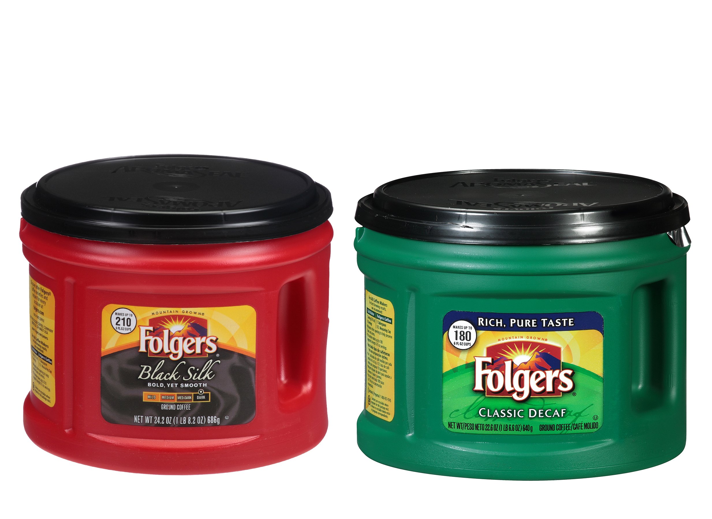Folgers Black Silk, Dark Roast Ground Coffee