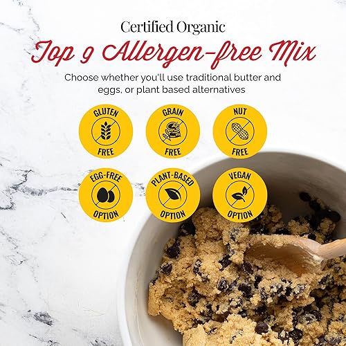 Miniatura 6 de Ottos Naturals Mezcla de galletas definitiva sin granos hecha con harina de yuca orgánica mezcla de galletas multiusos sin gluten verificada sin OMG