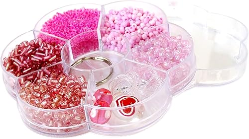 Miniatura 2 de Linpeng Juego de cuentas de bricolaje para hacer joyas, rosa