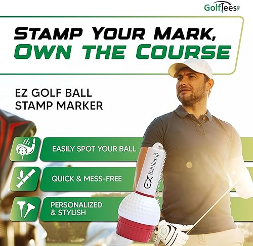 Miniatura 2 de Sellosello de pelota de golf, secado ultra rápido, marcador de tinta sin manchas para personalizar tu pelota (palmeras verdes)