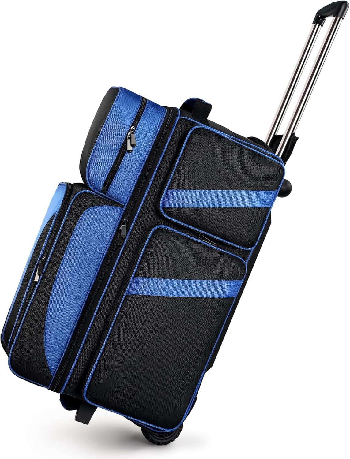 3Ball Bowling Bag With Rollers, Fixed Bowling ball cup