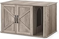 Vista 1 de Feandrea UPCL012G01 - Armario para caja de arena para gatos, mueble moderno para caja de arena para gatos oculto, entrada frontal, puertas dobles