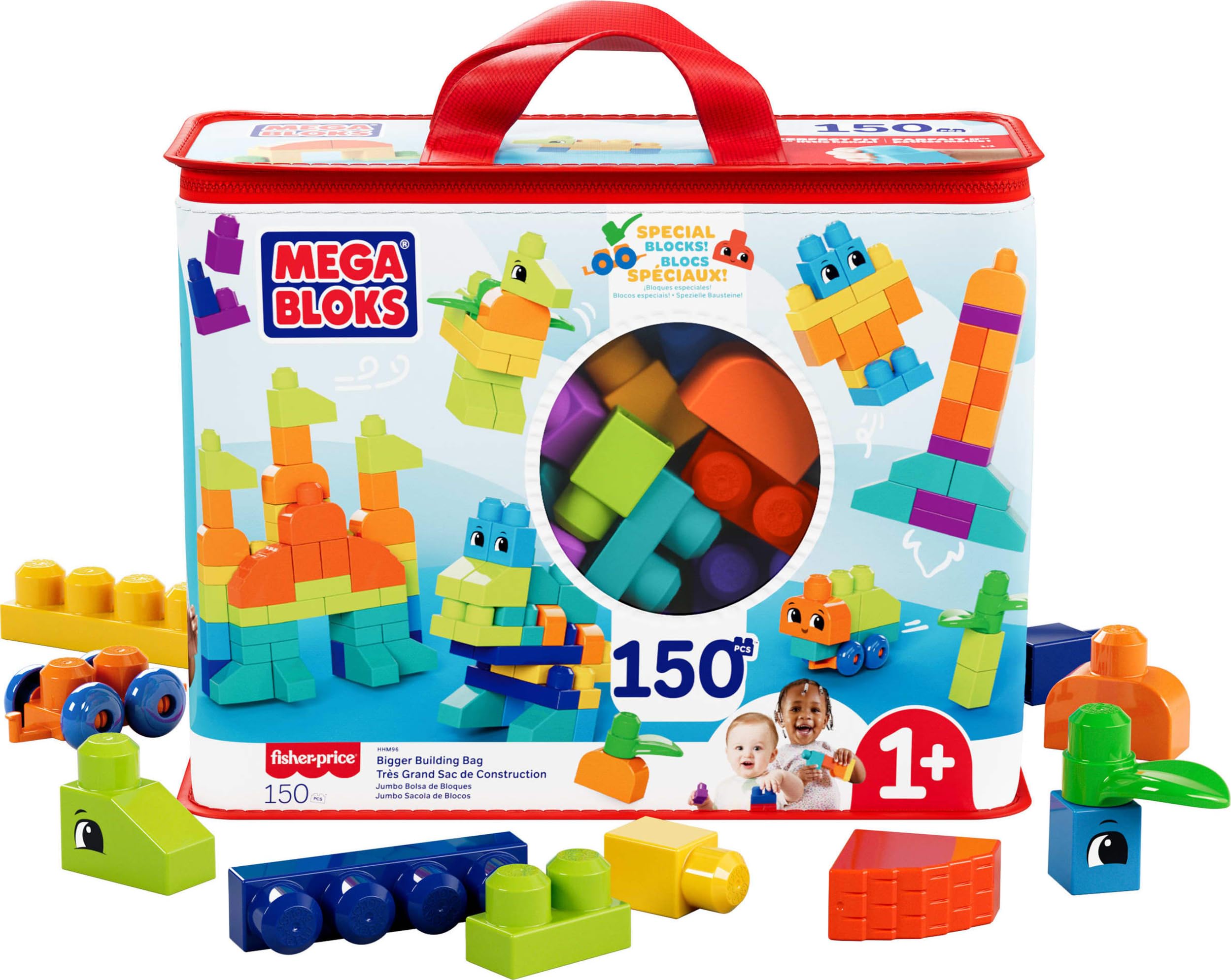 MEGA BLOKS Bigger Building Bag 150 pcs