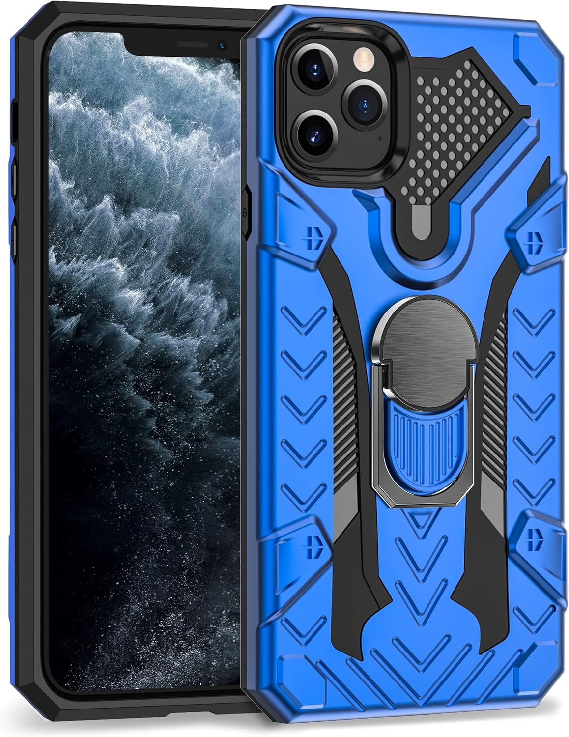 TEYSHA Military Armored Mobile Phone Case for iPhone 12 XS XR X 8 7 Plus 11 Pro Max