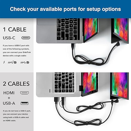 Miniatura 5 de SideTrak Solo Pro - Extensor de monitor portátil de pantalla táctil de 15.8 pulgadas, pantalla FHD 1080P LED IPS, Mac, PC y portátiles cromados,