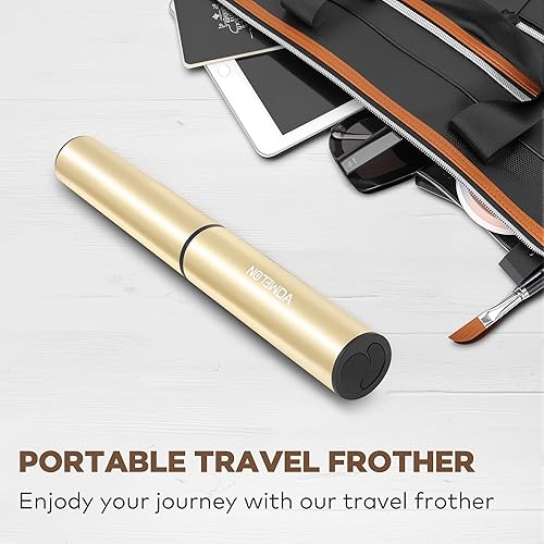 Miniatura 7 de Espumador de leche recargable, espumador de café eléctrico, mezclador de bebidas de mano para café con leche, capuchino, café, huevos, chocolate