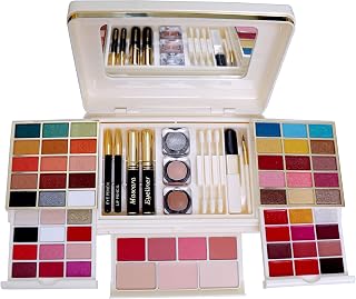 Justgold Professional All In One Makeup Palette Kit 978 with 42 Pigment Shadow With, Blusher, Powder Cake, Lip Gloss, Conc... Price In India