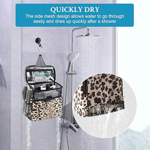 Miniatura 4 de Olosar Organizador de ducha, neceser colgante para dormitorio, artículos esenciales de habitación para estudiantes universitarios, artículos