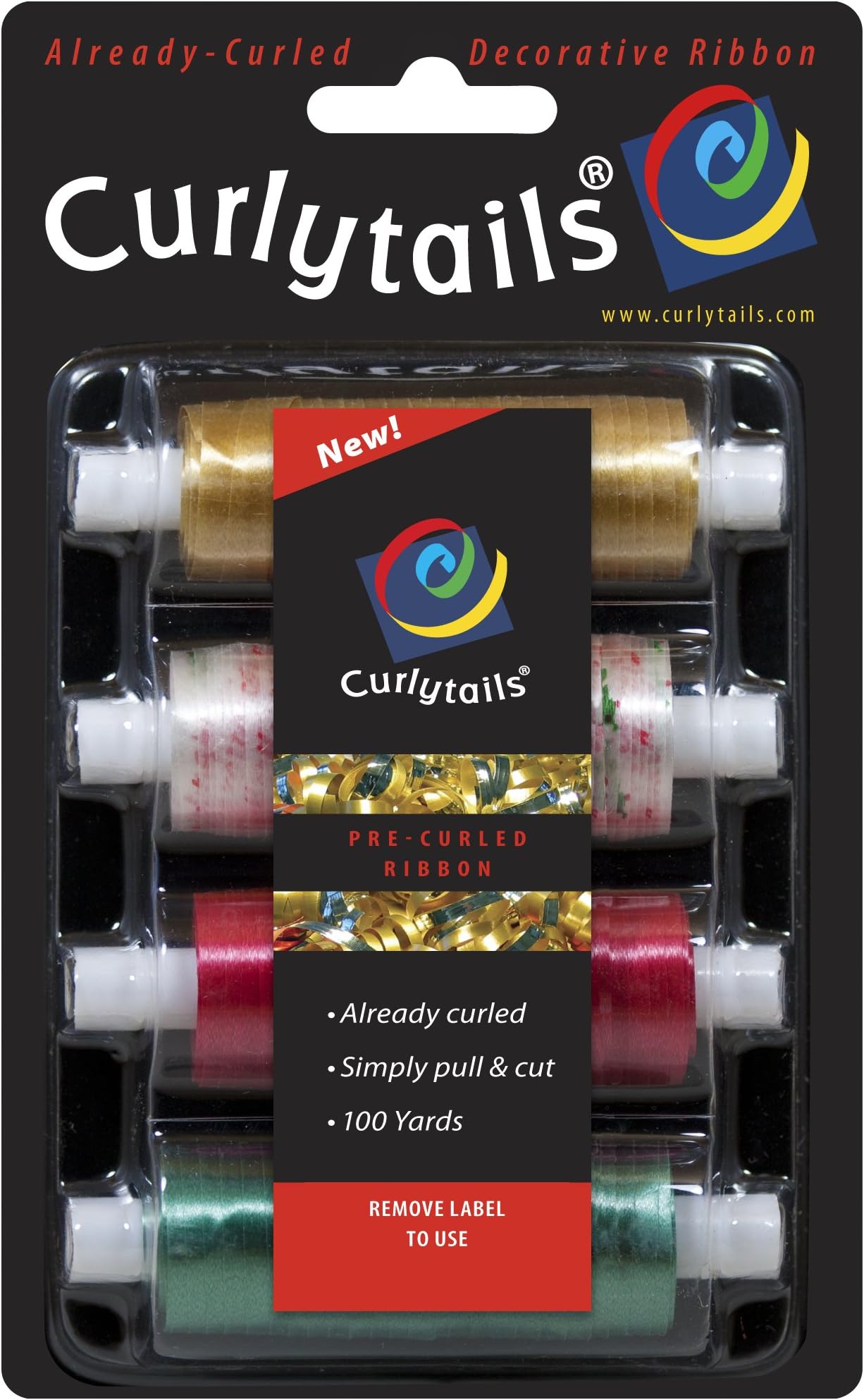 Curlytails Merry Christmas Ribbon Pack