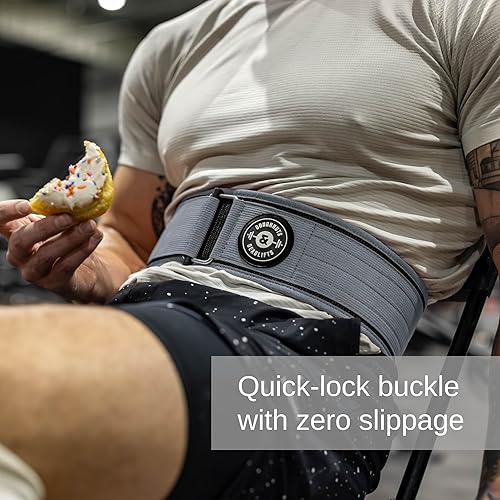 Miniatura 4 de Cinturón de levantamiento de pesas para sentadillas, cinturón de levantamiento de pesas para peso muerto, soporte de espalda de 4 pulgadas para