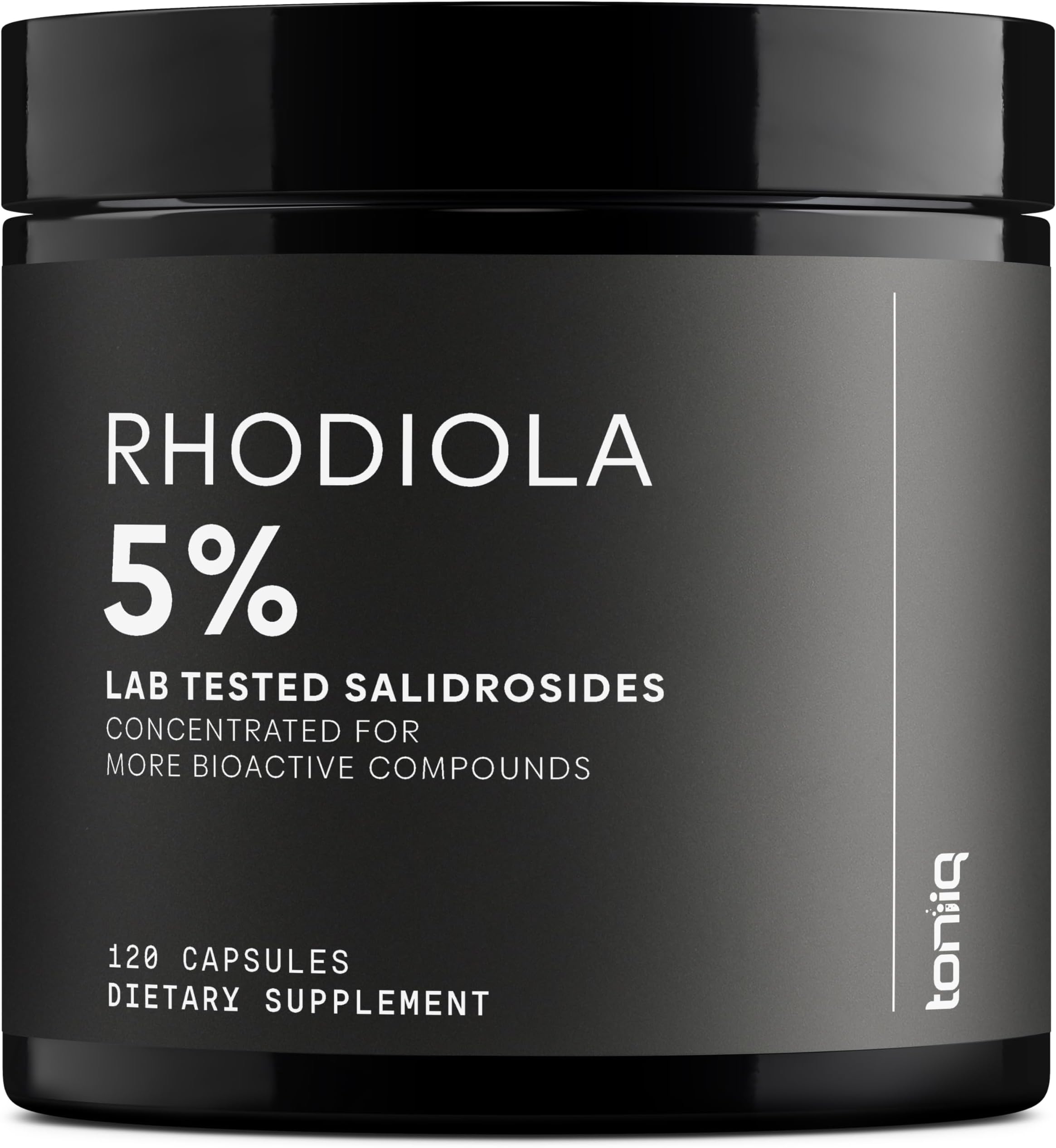 Triple-Strength 600mg Rhodiola Rosea - 120 Capsules - 5% Salidroside Concentrated Extract - Highly Purified and Bioavailable