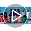 Bokon 24 Pack Thank You Inspirational Gifts Reusable Aluminum Water Bottle Bulk Lightweight Leakproof Metal Sports with Lid for Christmas Gym Camping Hiking Back to School Gift(Colorful,25 oz)