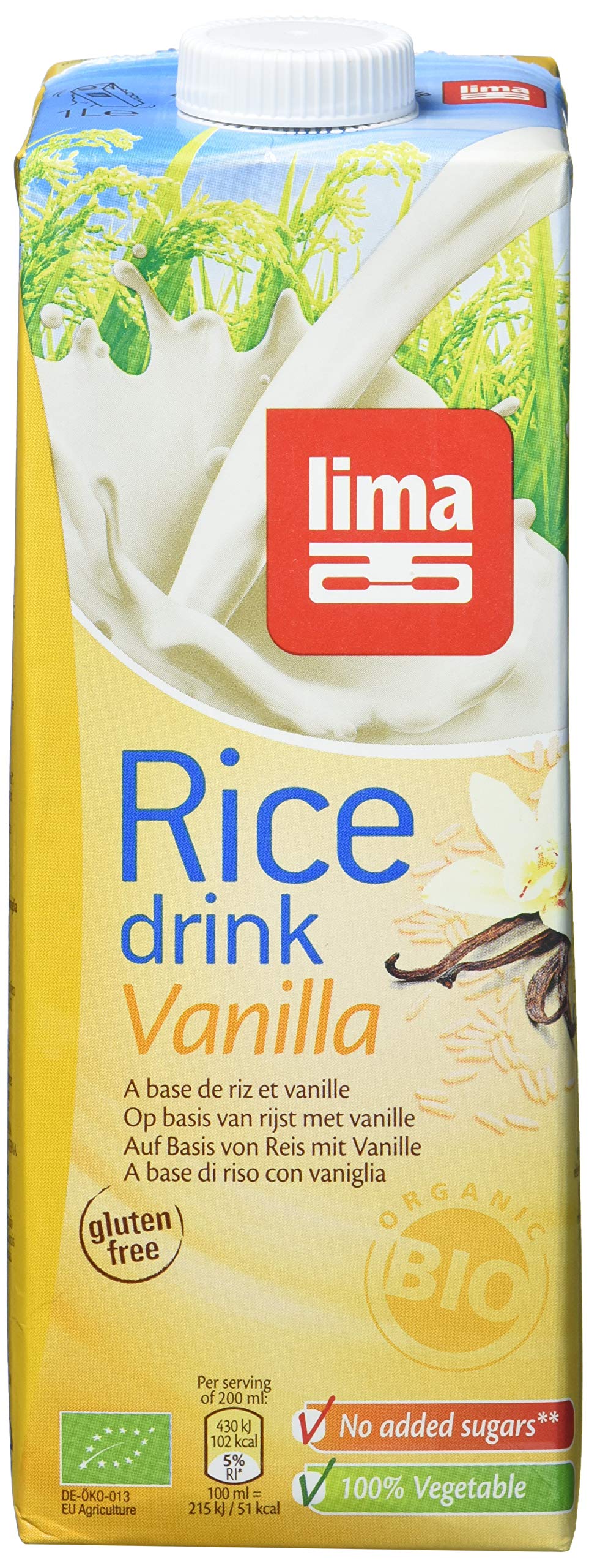 LIMA Rice Drink Vanilla, 6er Pack (6 x 1000 g)