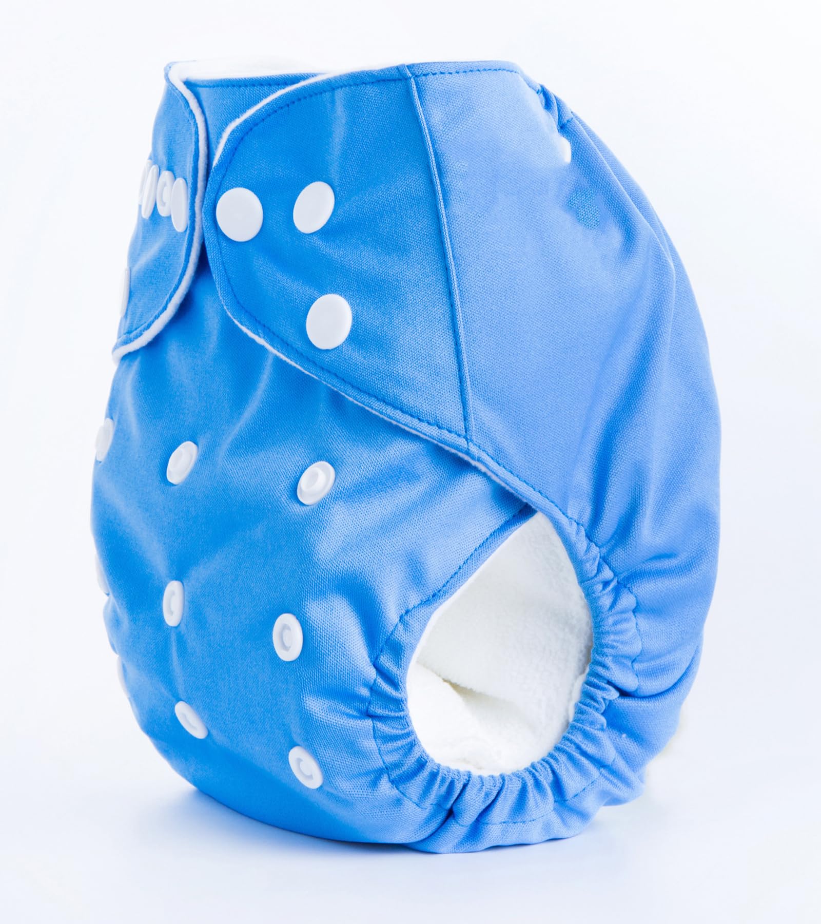 Mistic Reusable Cloth Diaper for Newborn Baby (0–12 kg) – Adjustable, Washable, Leak‑Proof, Organic Cotton, Eco‑Friendly & Gentle on Baby’s Skin (Blue, One Size, 1, count)-image-42
